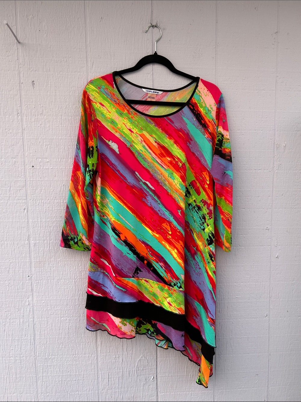 Y2K Vintage Multicolor Asymmetrical Mini Dress